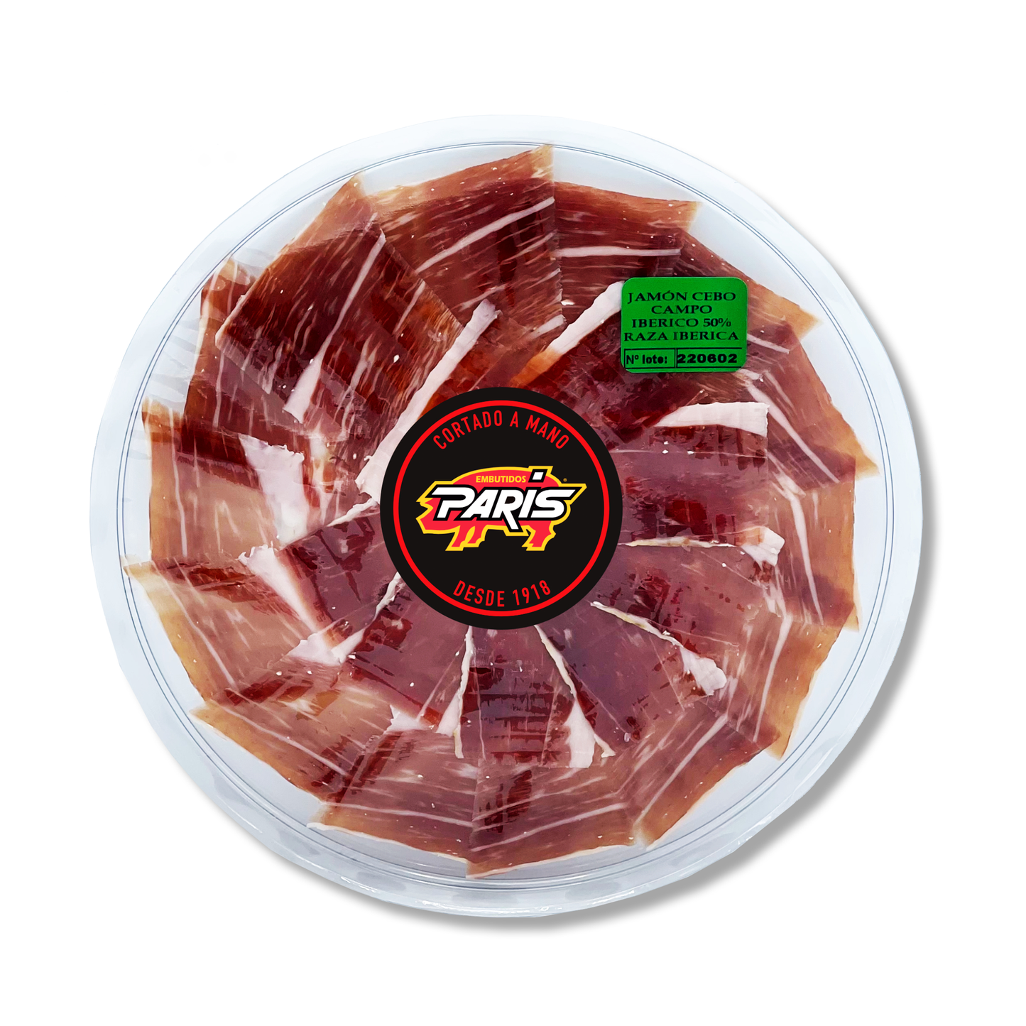 Plato de Jamón de Cebo de Campo Ibérico Embutidos París